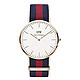 Daniel Wellington 0101DW 女款时装腕表 尼龙表带