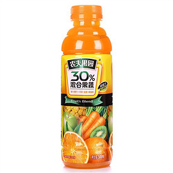 农夫果园 30%混合果蔬汁(胡萝卜+苹果+橙) 500ml*15瓶*2件