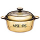  移动端：VISIONS 晶彩透明锅  耐热玻璃汤锅 VS-22/CN 2.25L　