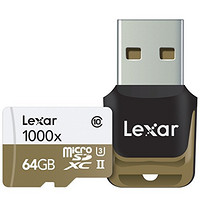 Lexar 雷克沙 Professional 1000x 64GB TF存储卡