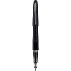 Pilot Metropolitan系列M尖钢笔 黑色笔身经典设计 黑色墨水（91107）