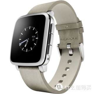 Pebble Time 不锈钢表壳 Silver 智能手表