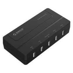 奥睿科 ORICO DCH-5U 5口USB数码设备充电器 万能充电插排 黑色