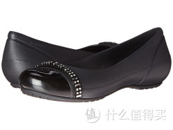 Crocs 卡骆驰 Cap Toe Rhinestone Band 女士休闲鞋