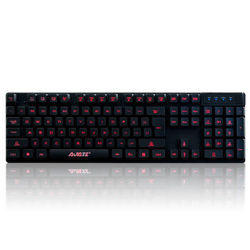 黑爵（Ajiazz） 机械战士 3色背光键盘 高端机械手感游戏背光键盘