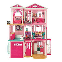 神价格：Barbie 芭比 CJR47 梦想豪宅+BJP37 闪亮甲壳虫带娃娃
