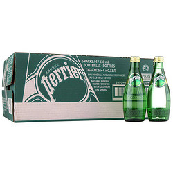 Perrier 巴黎水 原味矿泉水 330ml *24/箱