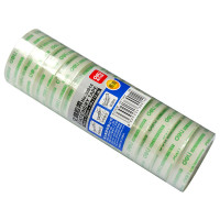 deli 得力 透明小胶布 12卷装