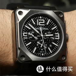 BELL & ROSS 柏莱士 Aviation Pro航空系列  BR0194-PRO-TI 男士自动机械腕表
