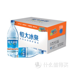 恒大冰泉 长白山天然矿泉水 1.25L*12瓶