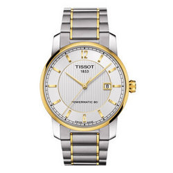 TISSOT 天梭 钛系列 T087.407.55.037.00 男士钛金属自动机械手表