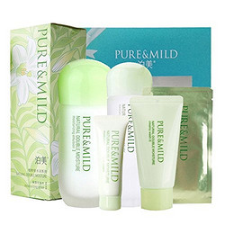 PURE & MILD 泊美 植物倍水润 系列 水乳套装 +syoss 丝蕴 清润净屑洗发露 750ml