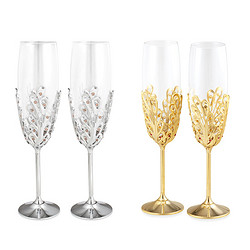 卡斯杜克 水晶香槟杯高脚杯欧式创意婚庆礼品送朋友结婚礼物庆祝