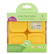 green sprouts 绿芽 玻璃食物辅食盒 黄色 60ml（2oz）4个装