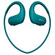 索尼（SONY）可穿戴式运动防水耳机mp3播放器 WS413 (蓝色) 4G