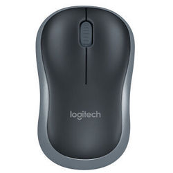 Logitech 罗技 M185 无线鼠标 黑色灰边