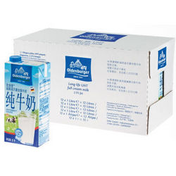 【京东超市】德国 进口牛奶 欧德堡（Oldenburger）超高温处理全脂纯牛奶1L*12