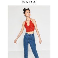 ZARA TRF 02804002600 女士﻿钩针短版上衣