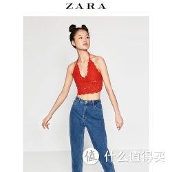 ZARA TRF 02804002600 女士﻿钩针短版上衣