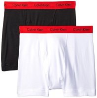 限尺码：Calvin Klein Cotton Classics Boxer Brief 男士平角内裤（2条装）