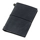 移动端：MIDORI TRAVELER'S Notebook 皮质笔记本 黑色 护照型　