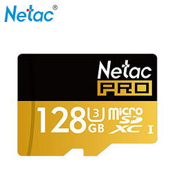 Netac 朗科 P500 128GB UHS-I U3 TF（Micro SD）高速存储卡