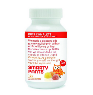 SmartyPants Gummy Vitamins with Omega 3 儿童咀嚼综合维生素软糖