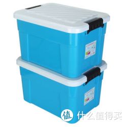 ailaiya 艾莱雅 储物箱 45L 超值2个装 蓝色 Z1252