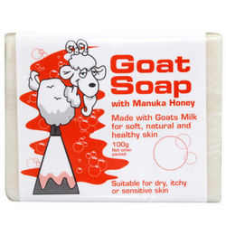 Goat Soap 香皂 保湿滋润 手工山羊奶皂 麦卢卡蜂蜜味100g 源自澳洲  温和护肤 全家适用