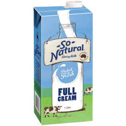 澳洲进口牛奶 So Natural 全脂UHT牛奶/箱（1Lx12）