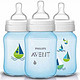 PHILIPS 飞利浦 AVENT 新安怡 蓝色帆船PP奶瓶(1个月以上)260ml*2件