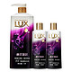 LUX 力士 精油香氛 幽莲魅肤 沐浴乳 1000ml+180ml*2瓶