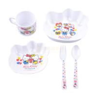 Hello Kitty 凯蒂猫 四十周年五件装餐具礼盒套装  
