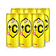 怡泉+C 柠檬味汽水 330ml*6罐 6连罐