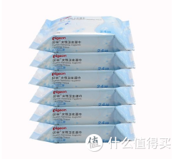 pigeon 贝亲 女性卫生湿巾 24抽六联包