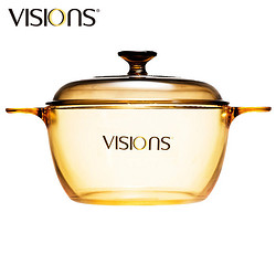 VISIONS 康宁  晶彩透明 玻璃汤锅 VS-1.5  1.5L