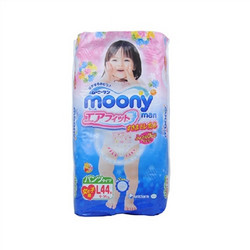 moony 尤妮佳 女婴用拉拉裤 L44片