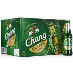 象牌（chang） 泰国 进口啤酒320ml*24瓶整箱装