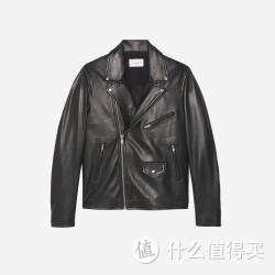Sandro BLOUSON THRASH 羊皮机车夹克