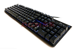RK ROYAL KLUDGE RG928背光式机械键盘 蓝光 青轴 黑色版