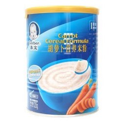 Gerber 嘉宝 胡萝卜配方营养米粉 225g