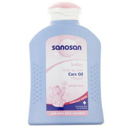 sanosan 婴幼儿皮肤按摩护理油 200ml*4件