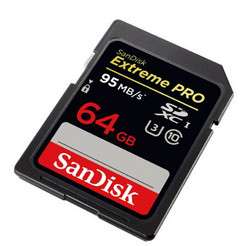 SanDisk 闪迪 Extreme PRO 64GB SD存储卡 ￥
