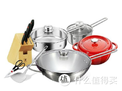 ZWILLING 双立人 TWIN Nova III 40120-015-982 锅具10件套+赠送双立人葡萄酒杯6件套