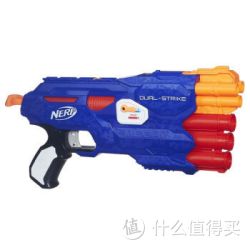 Hasbro 孩之宝 NERF 热火 B4620 双重发射器（蓝色）+凑单品
