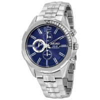 SEIKO 精工 Recraft太阳能 SSC381 男士机械手表