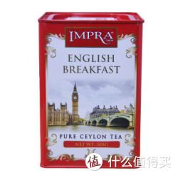 IMPRA 英伯伦 英式早茶大叶红茶 红盒 500克