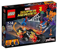 LEGO 乐高  76058 漫威超级英雄系列 蜘蛛侠:恶灵骑士集结 *2件