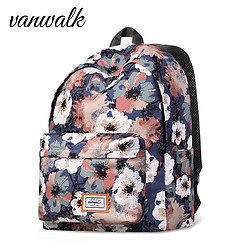 VANWALK 2016新款韩版女包双肩包旅行高中学生书包时尚运动旅游包