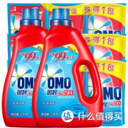 OMO 奥妙 净蓝全效深层洁净洗衣液2kg×2+净蓝全效500g×9